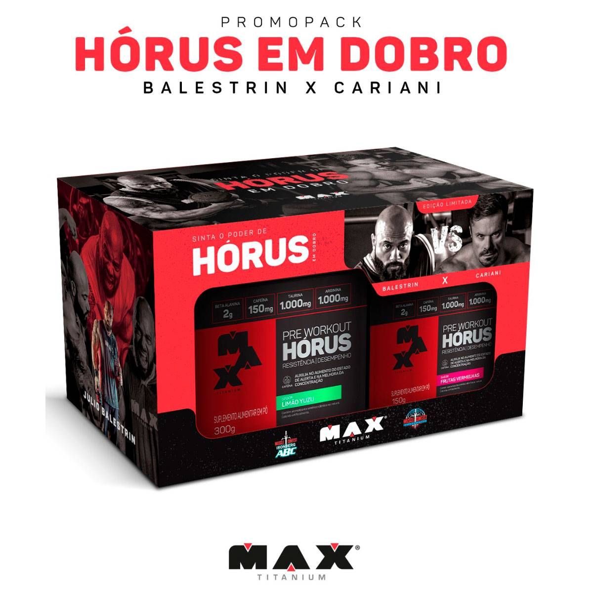 HORUS PROMOPACK DUPLO LIMÃO YUZU E FRUTAS VERMELHAS