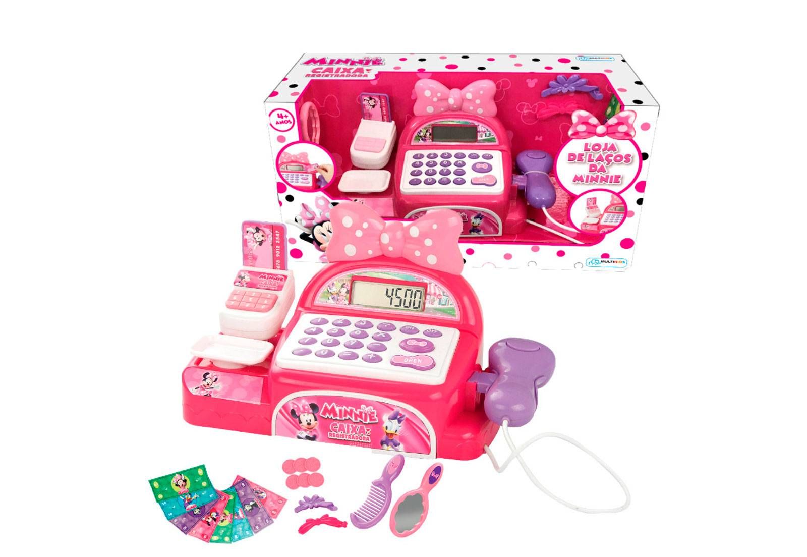 CAIXA REGISTRADORA MINNIE LOJA DE LAÇOS-MULTIKIDS-BR1183