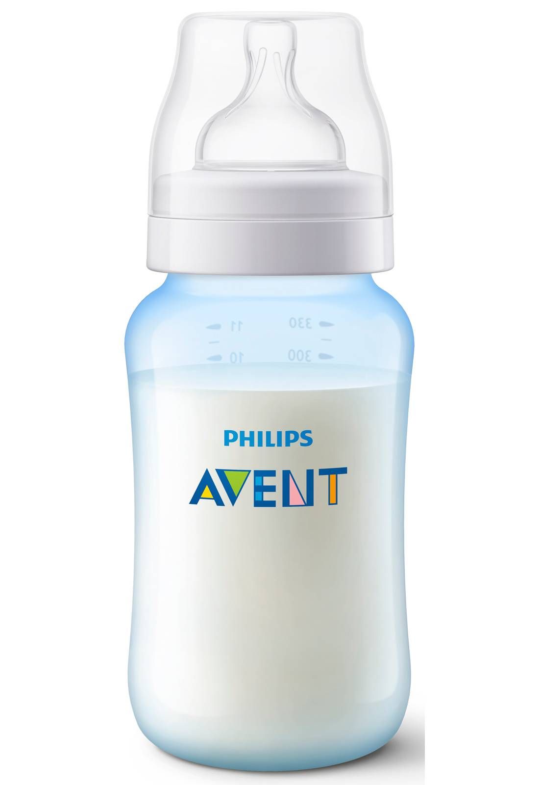 MAMADEIRA AVENT CLÁSSICA ANTI-CÓLICA 330ml - 0% BPA - AZUL - PHILIPS AVENT