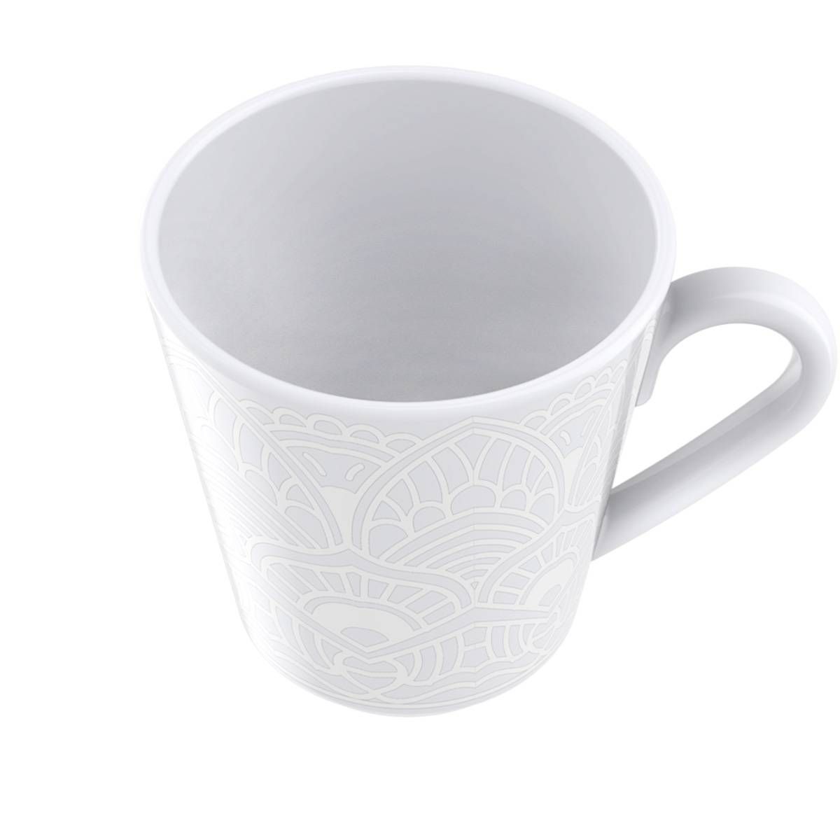 XÍCARA CAFÉ EM PORCELANA DECORADA ALÍCIA 70 CM TRAMONTINA