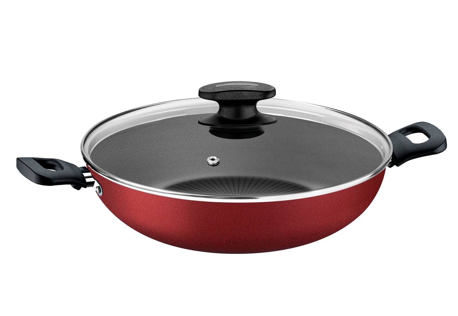 PANELA WOK ANTIADERENTE 3,3L COM TAMPA LORETO-TRAMONTINA