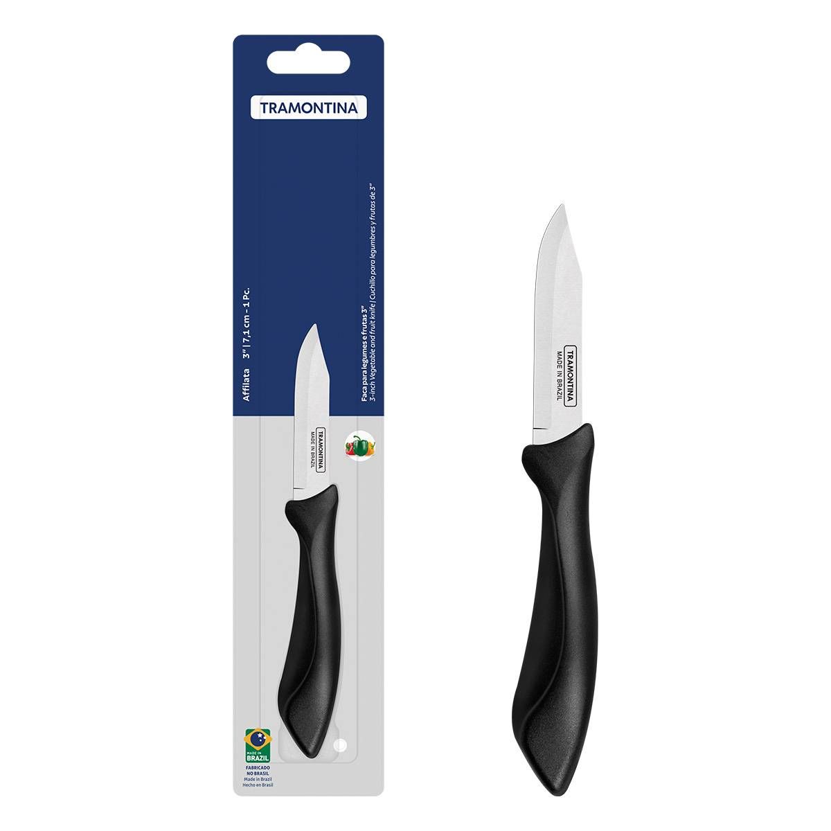 FACA LEGUM/FRUT INOX 3' AFFILATA TRAMONTINA