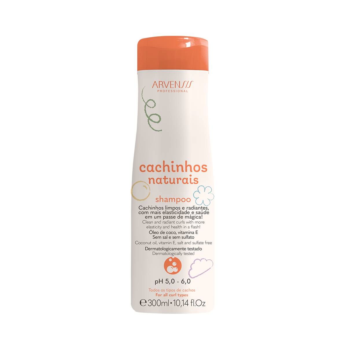 SHAMPOO CACHINHOS NATURAIS SEM SULFATO (TODOS OS CACHOS) - 300ML