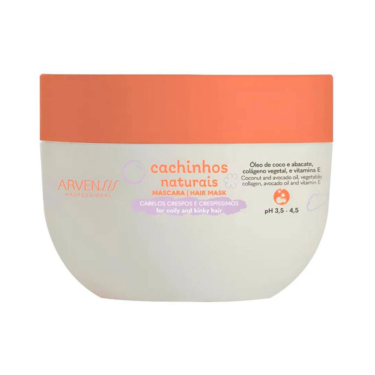 MASCARA CACHINHOS NATURAIS CRESPOS E CRESPISSÍMOS - 250G