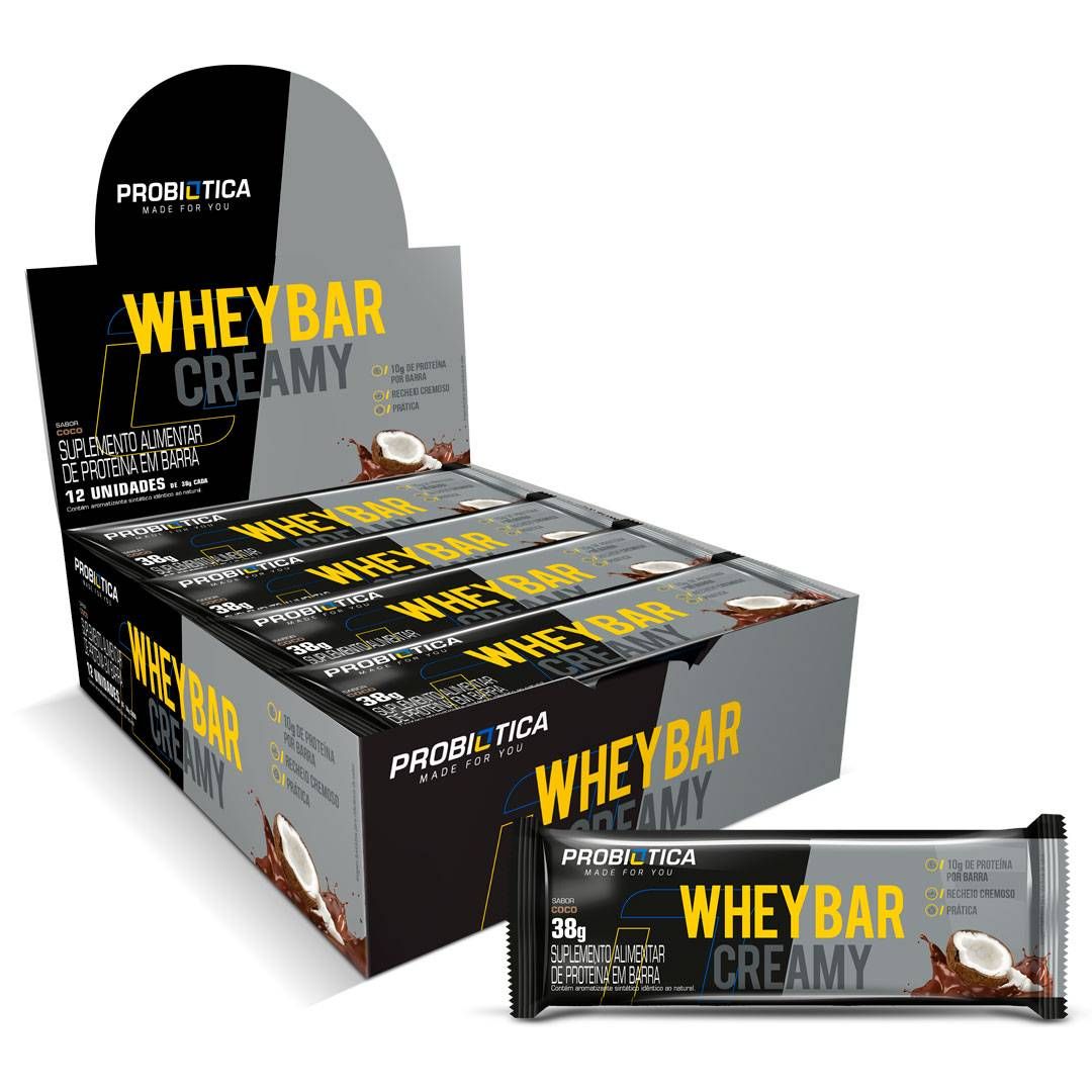 WHEY BAR CREAMY COCO PROBIÓTICA