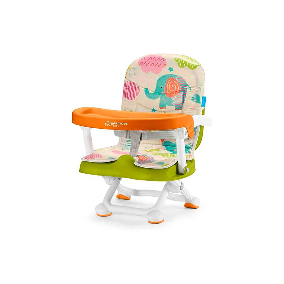 CADEIRA PARA ALIMENTAÇÃO REFEIÇÃO BEBÊ PORTÁTIL ANIMAIS MULTIKIDS - BB605