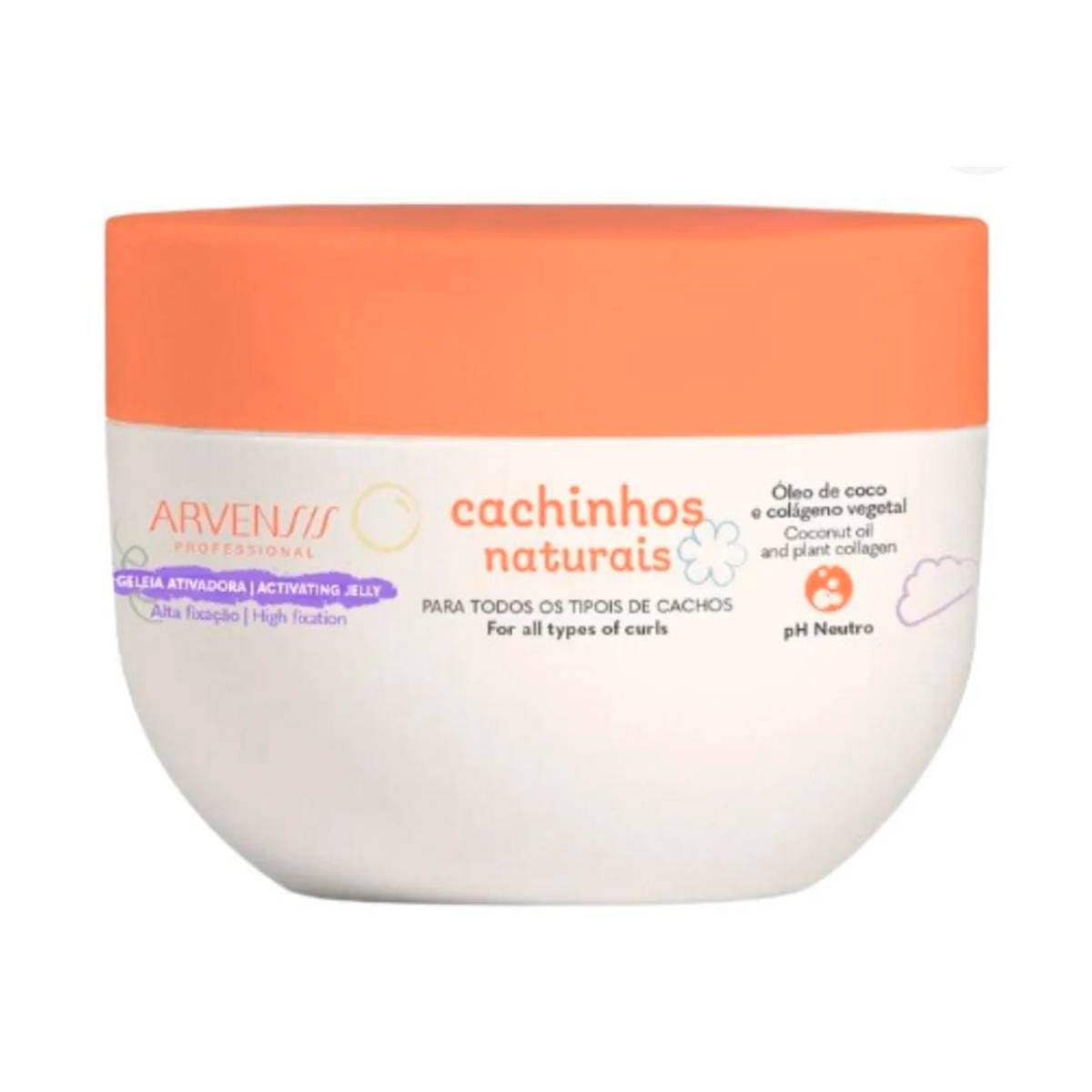 GELATINA ATIVADORA CACHINHOS NATURAIS -FIXAÇÃO FORTE - 250G