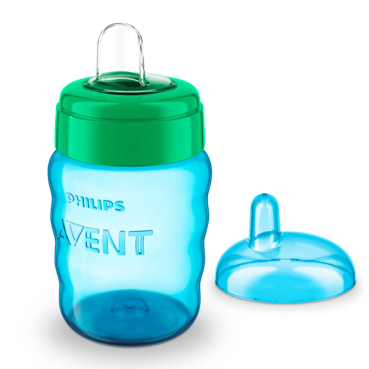 COPO TRANSIÇÃO EASY SIP C/ BICO SILICONE 260ml - 0% BPA - 9m+ - MENINO - PHILIPS AVENT