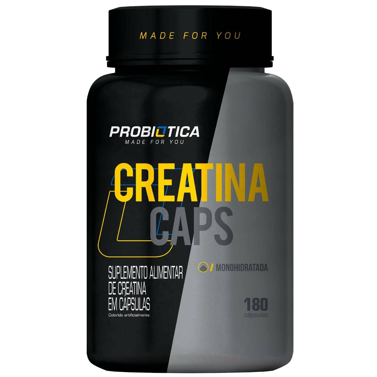 CREATINA PURA PROBIOTICA SUPLEMENTO POTE 180 CAPSULAS