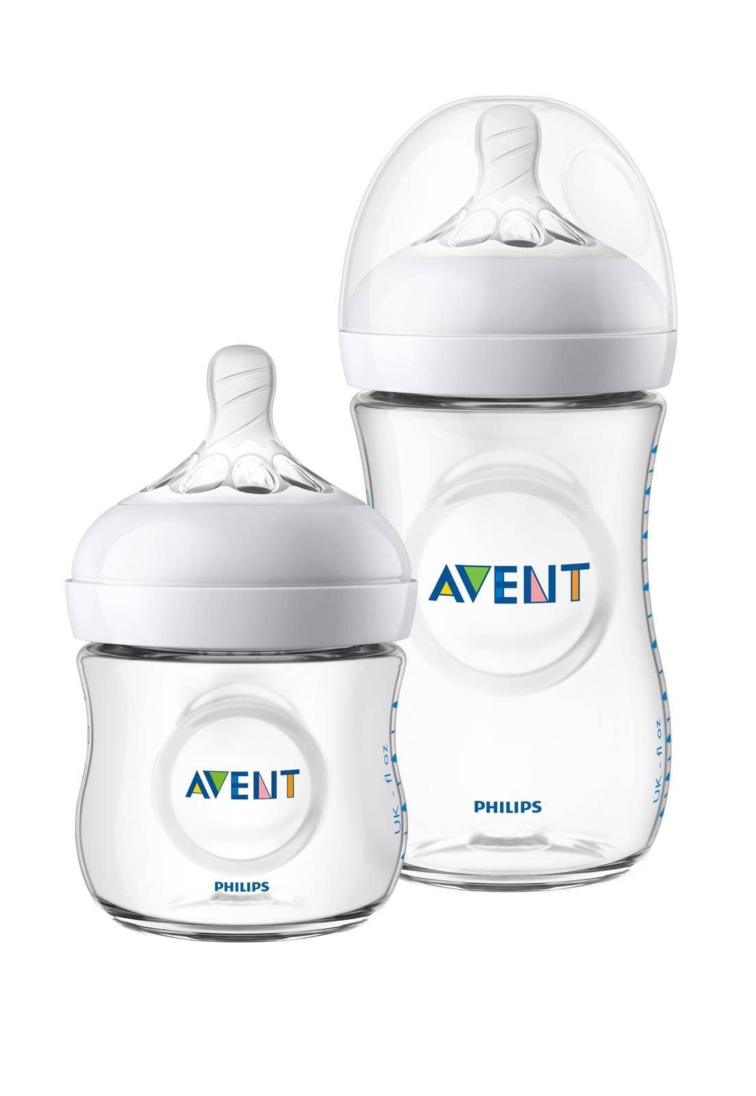 KIT 2 MAMADEIRAS AVENT PÉTALA ANTI-CÓLICA 125ml e 260ml - 0% BPA - TRANSP. - PHILIPS AVENT
