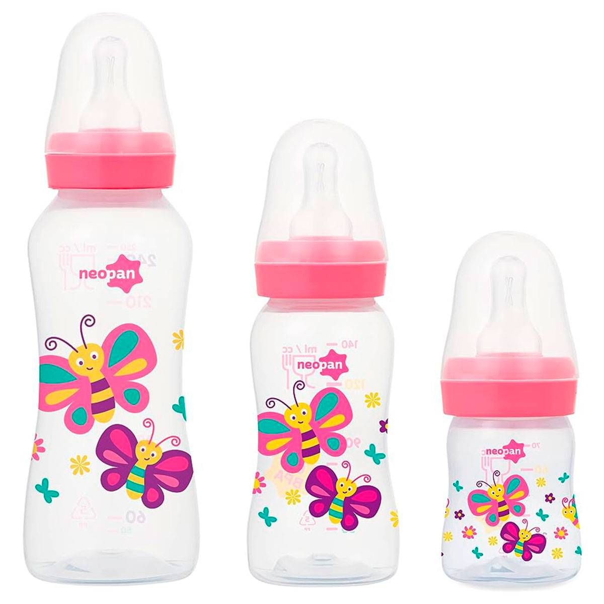 CONJUNTO MAMADEIRA DECORADA STD ORTO - ROSA