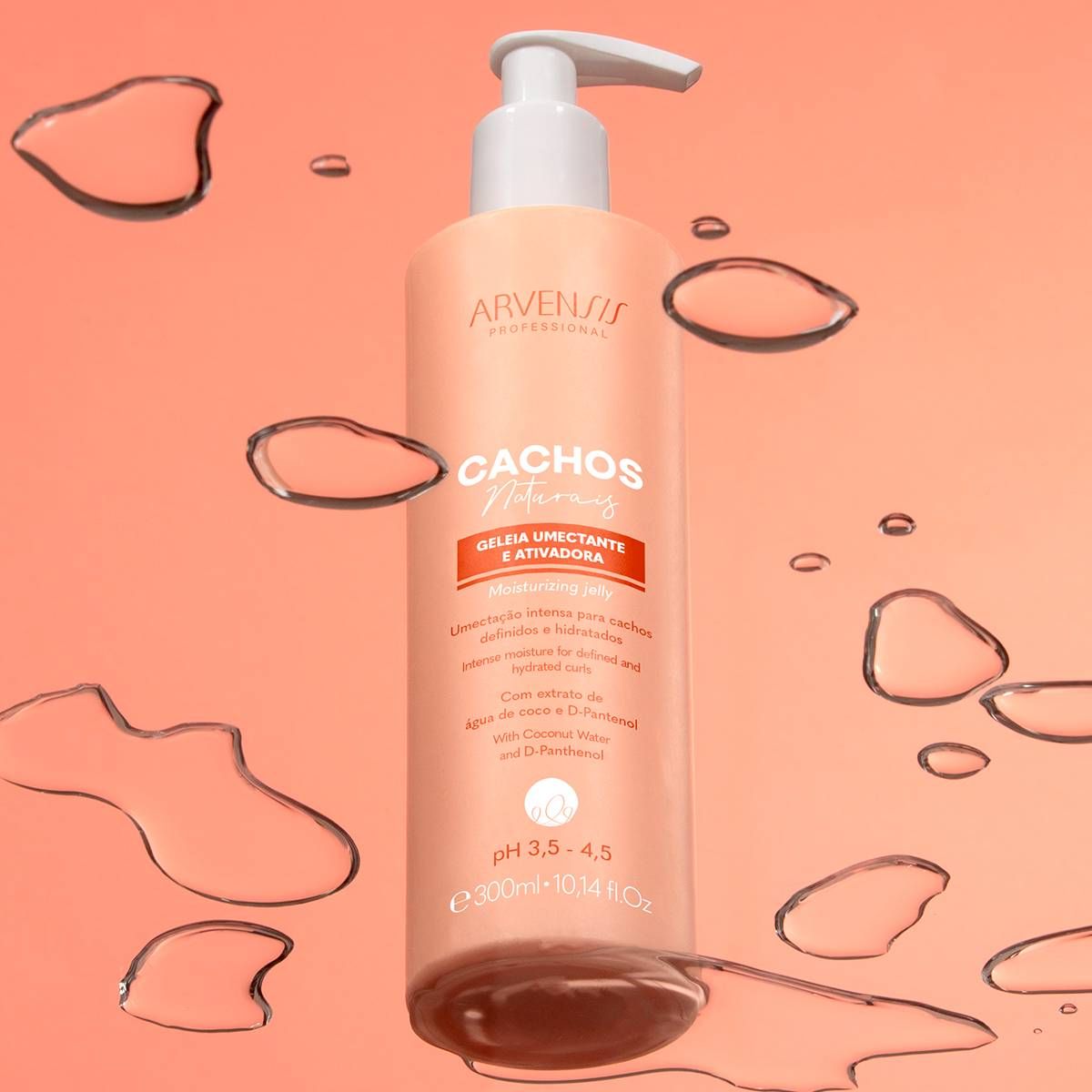 GELEIA UMECTANTE E ATIVADORA CACHOS 300 ML ARVENSIS