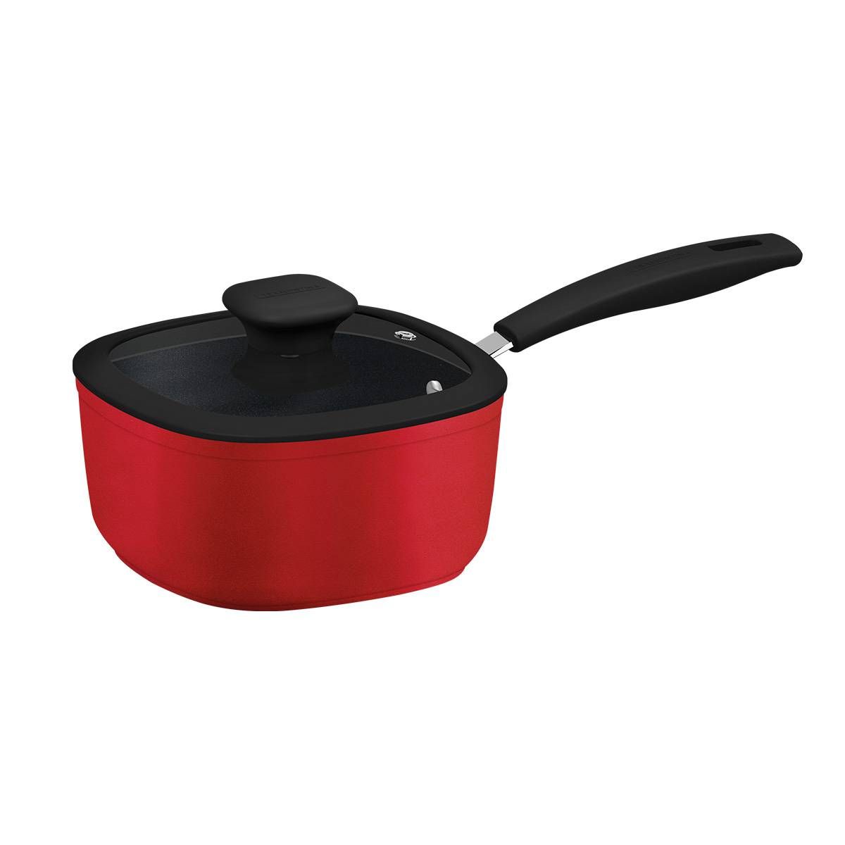 PANELA TRAMONTINA REFINATTA EM ALUMÍNIO COM REVESTIMENTO INTERNO EM ANTIADERENTE STARFLON PREMIUM E EXTERNO SILICONADO V