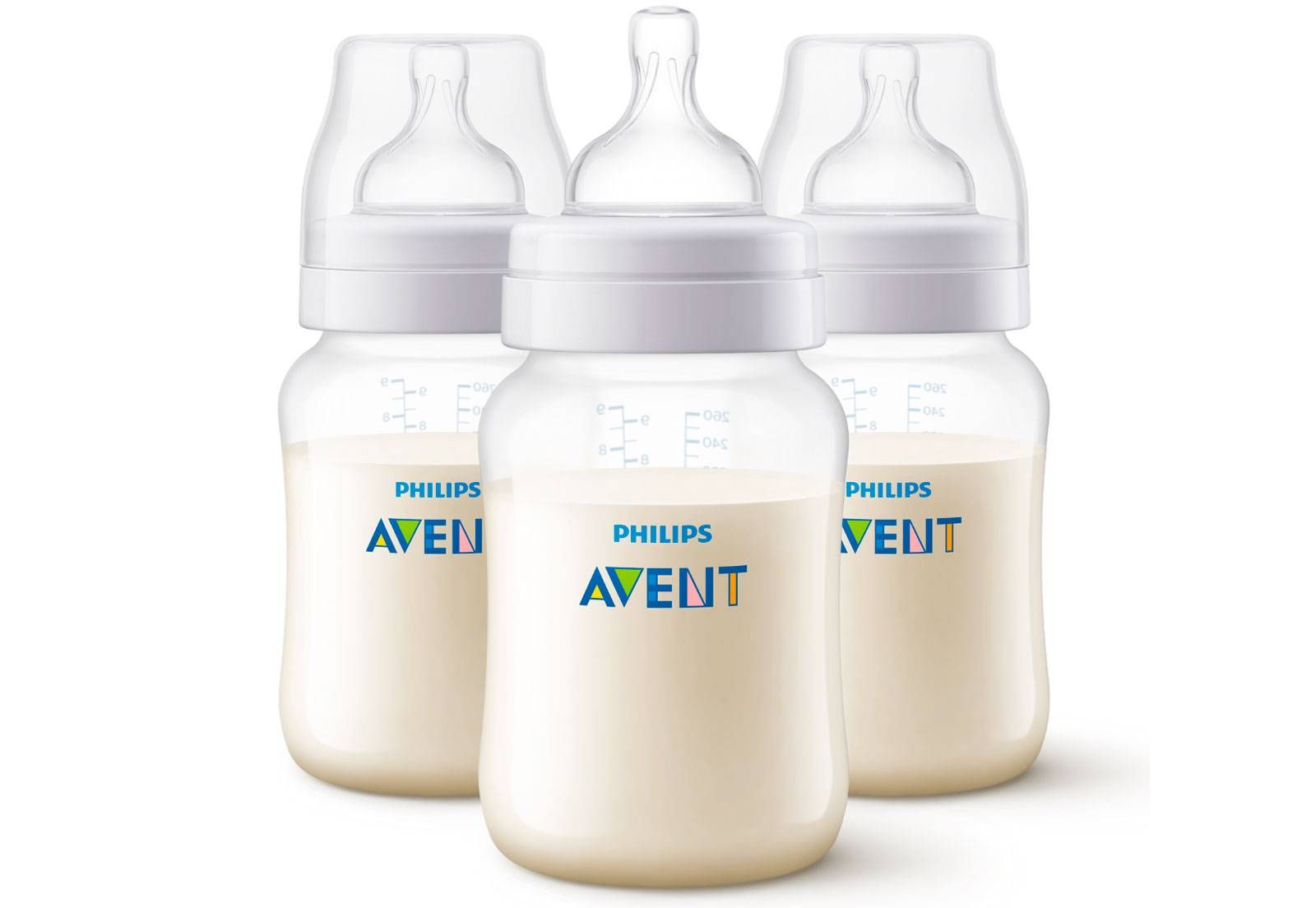 KIT MAMADEIRA AVENT 3 UN 260ML CLASSICA MENINA MENINO