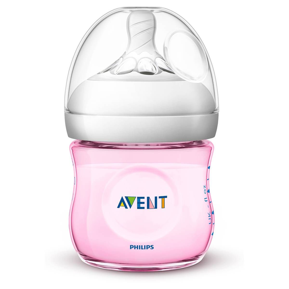 MAMADEIRA AVENT PÉTALA ANTI-CÓLICA 125 ml - 0% BPA - ROSA - PHILIPS AVENT