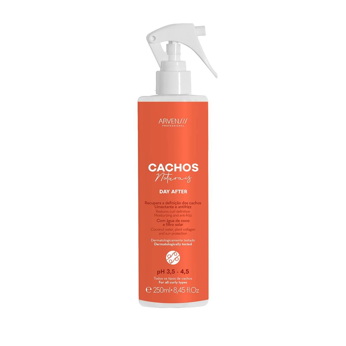 SPRAY DAY AFTER CACHOS NATURAIS - 250ML