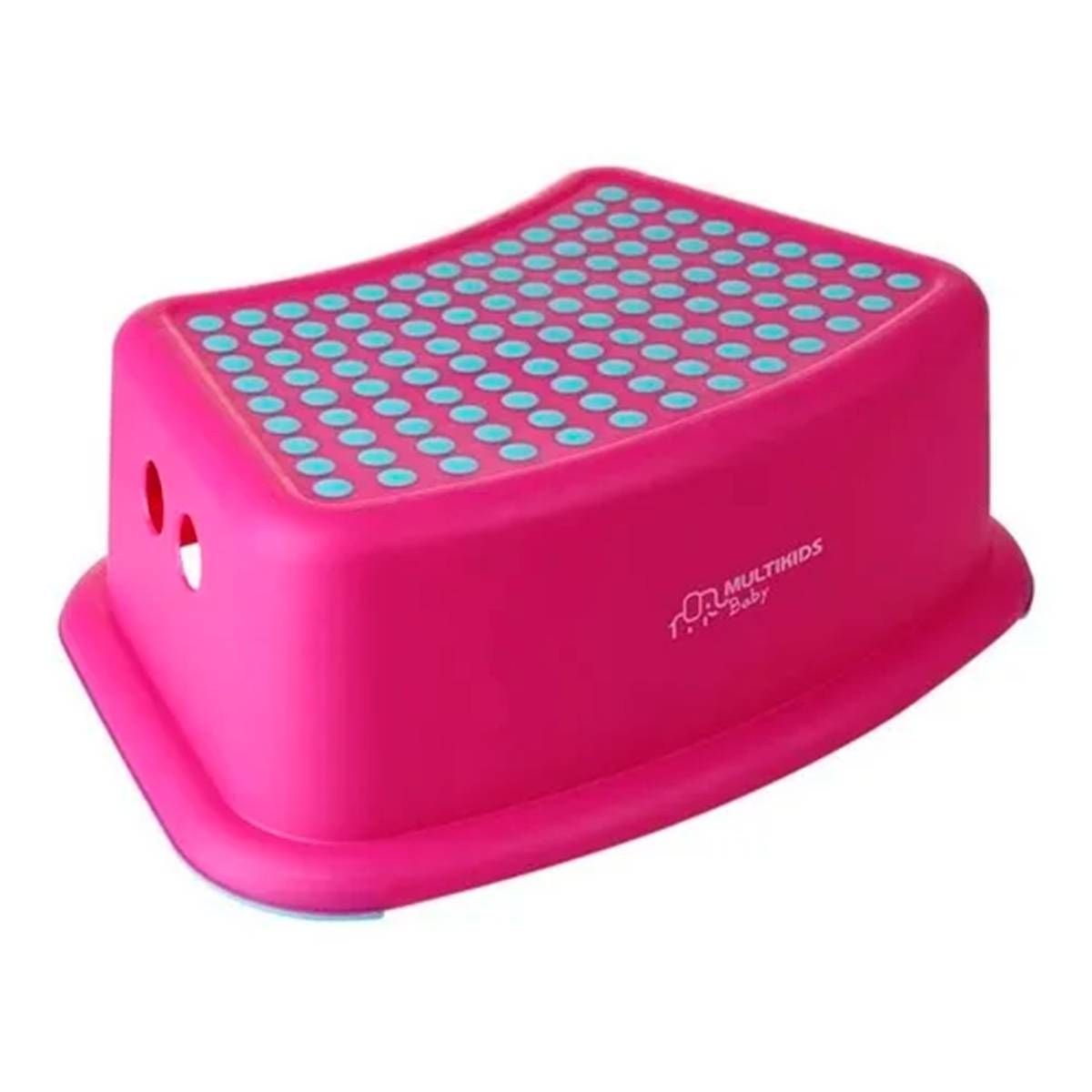 DEGRAU INFANTIL COM ANTIDERRAPANTES STEP UP ROSA MULTIKIDS BABY