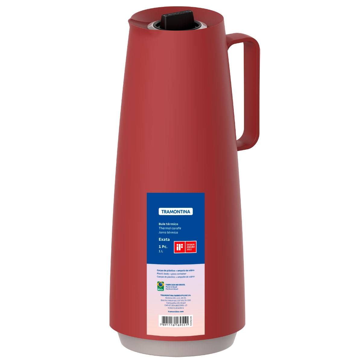 GARRAFA TERMICA CAFE TRAMONTINA 1 LITRO BULE AGUA CAFE EXATA