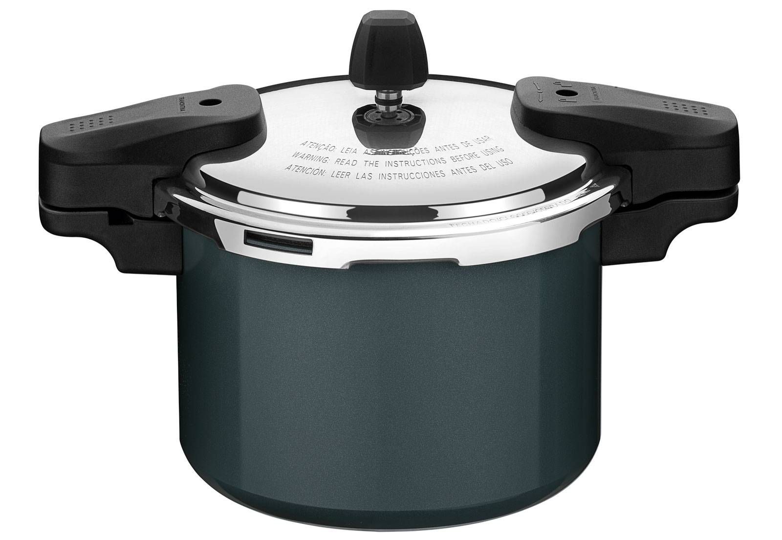 PANELA DE PRESSAO TRAMONTINA DE CERAMICA ANTIADERENTE 4,5L