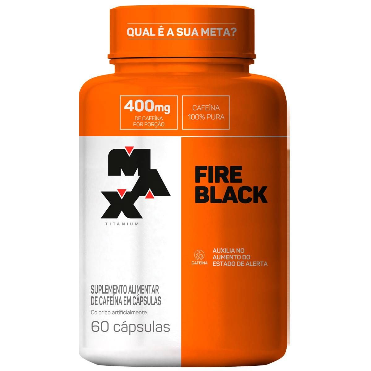 TERMOGENICO ULTIMATE FIRE BLACK 60 CAPS CAFEINA MAX TITANIUM
