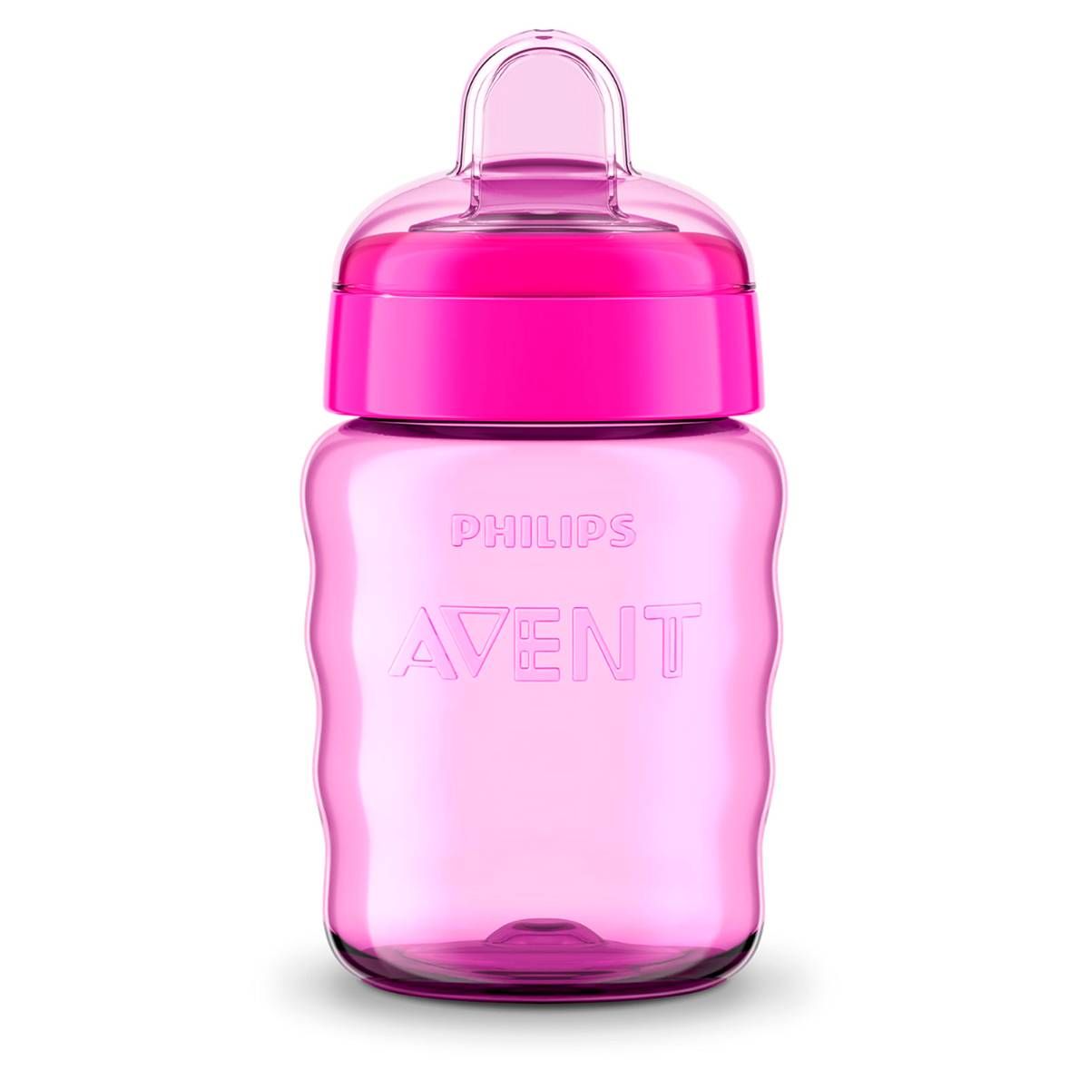 COPO TRANSIÇÃO EASY SIP C/ BICO SILICONE 260ml - 0% BPA - 9m+ - MENINA - PHILIPS AVENT