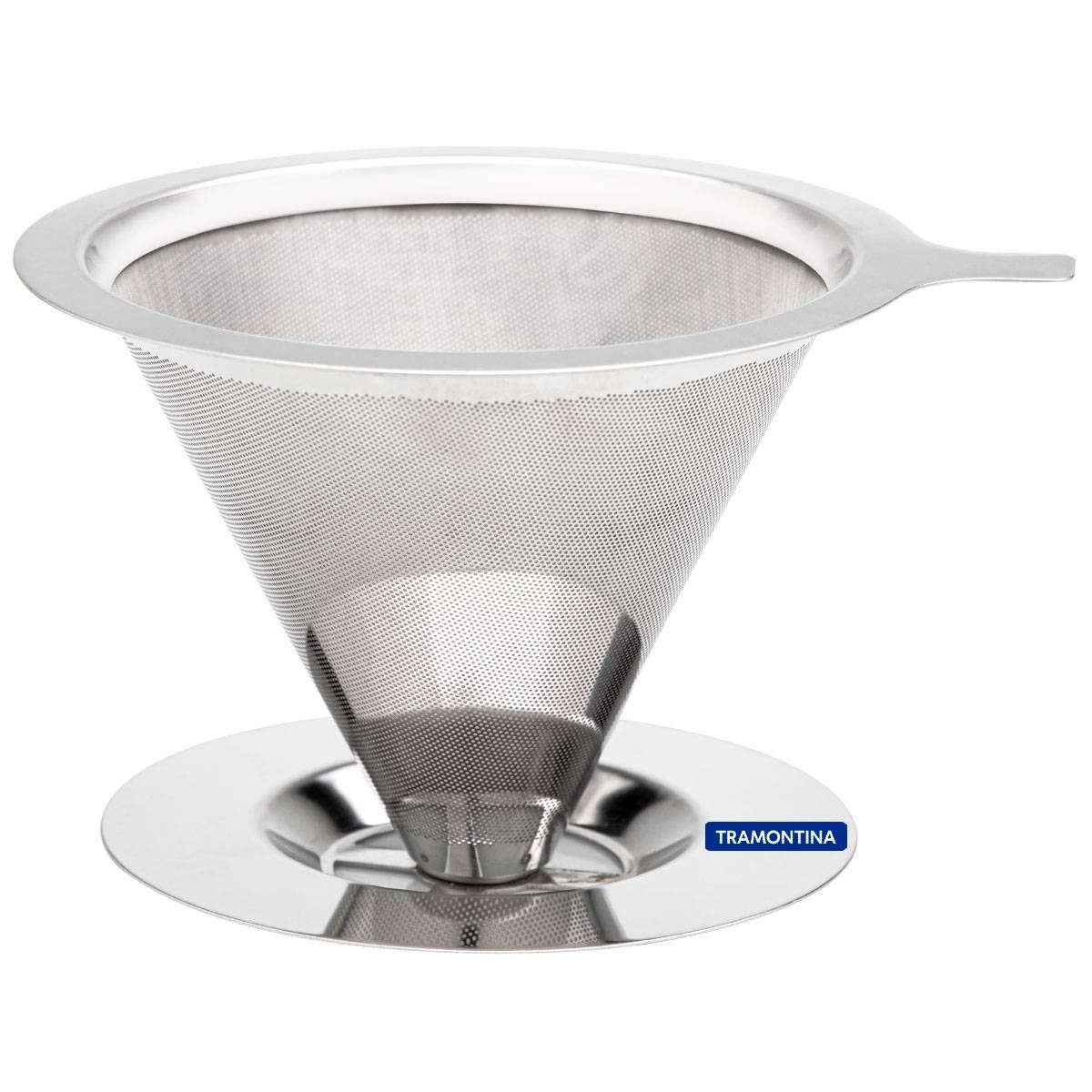 COADOR INOX DE CAFE TRAMONTINA PASSADOR FILTRO CAFE INOX