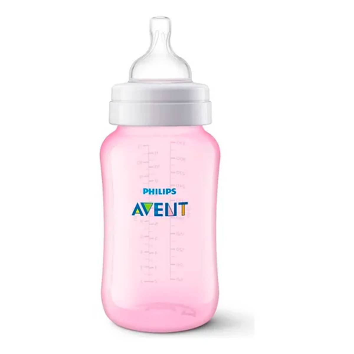 MAMADEIRA CLÁSSICA ANTI-COLIC 330ML ROSA