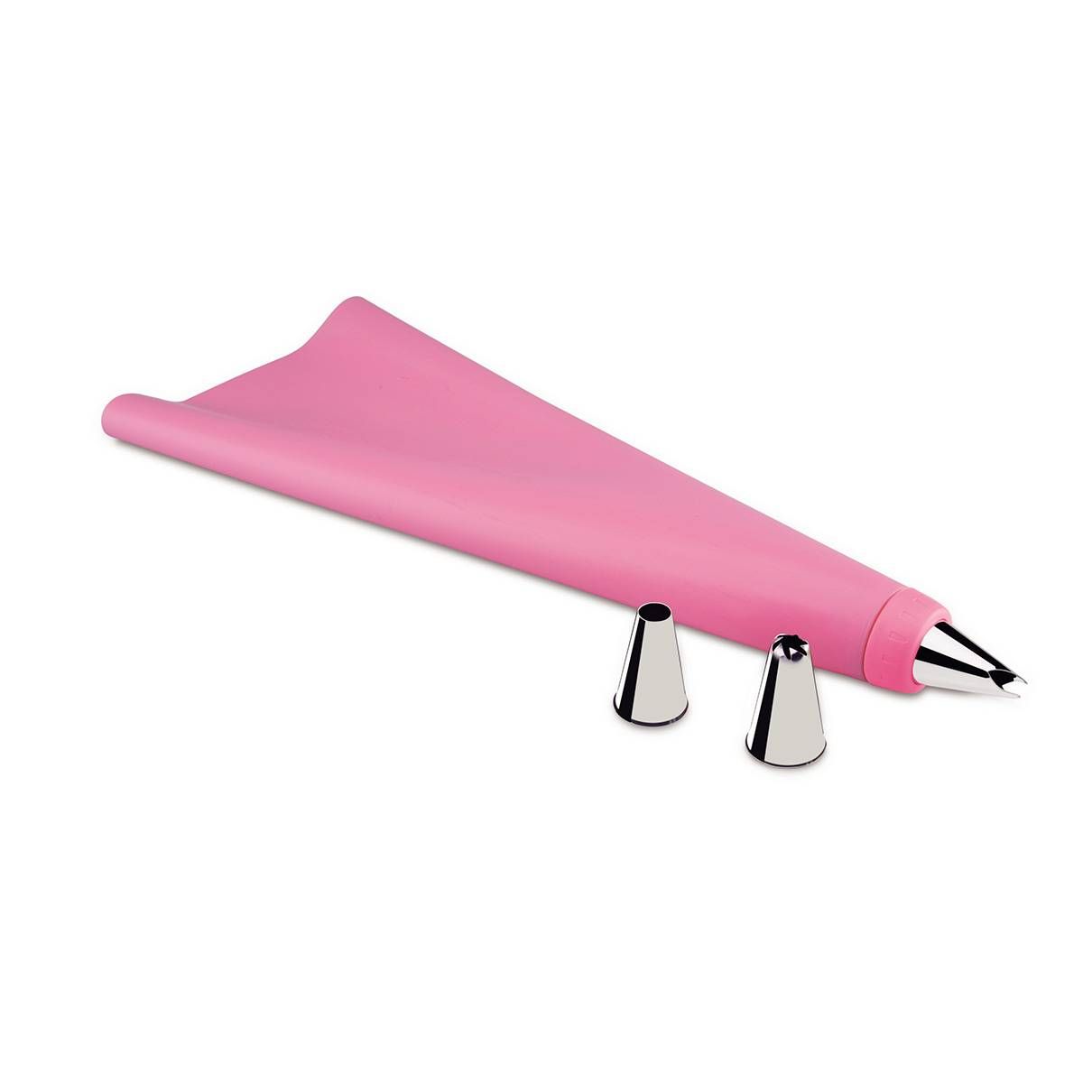 JOGO DE MANGA E BICOS PARA CONFEITAR LA PASTICCERIA EM SILICONE E AÇO INOX TRAMONTINA