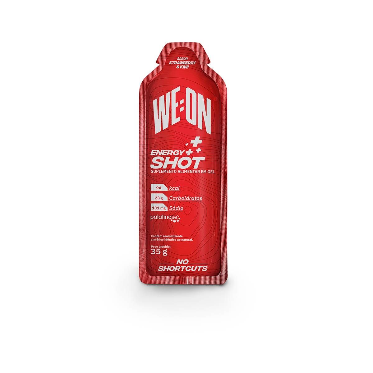 ENERGY SHOT GEL + STRAMBERRY E KIWI - CX COM 10 UNIDADES