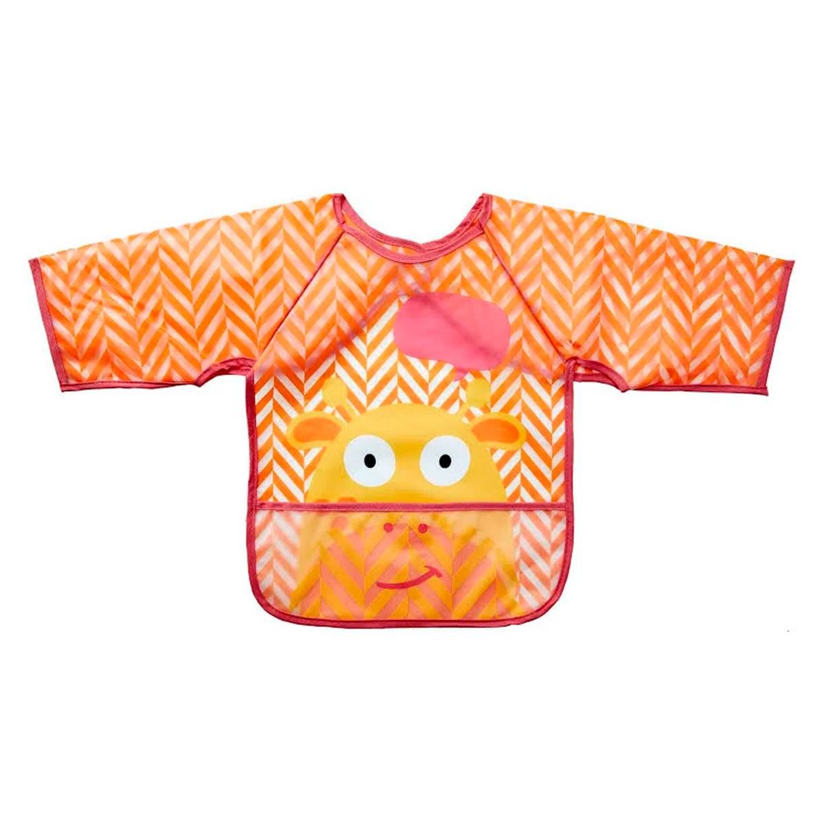 BABADOR MANGA LONGA IMPERMEÁVEL GIRAFA MULTIKIDS - BB343