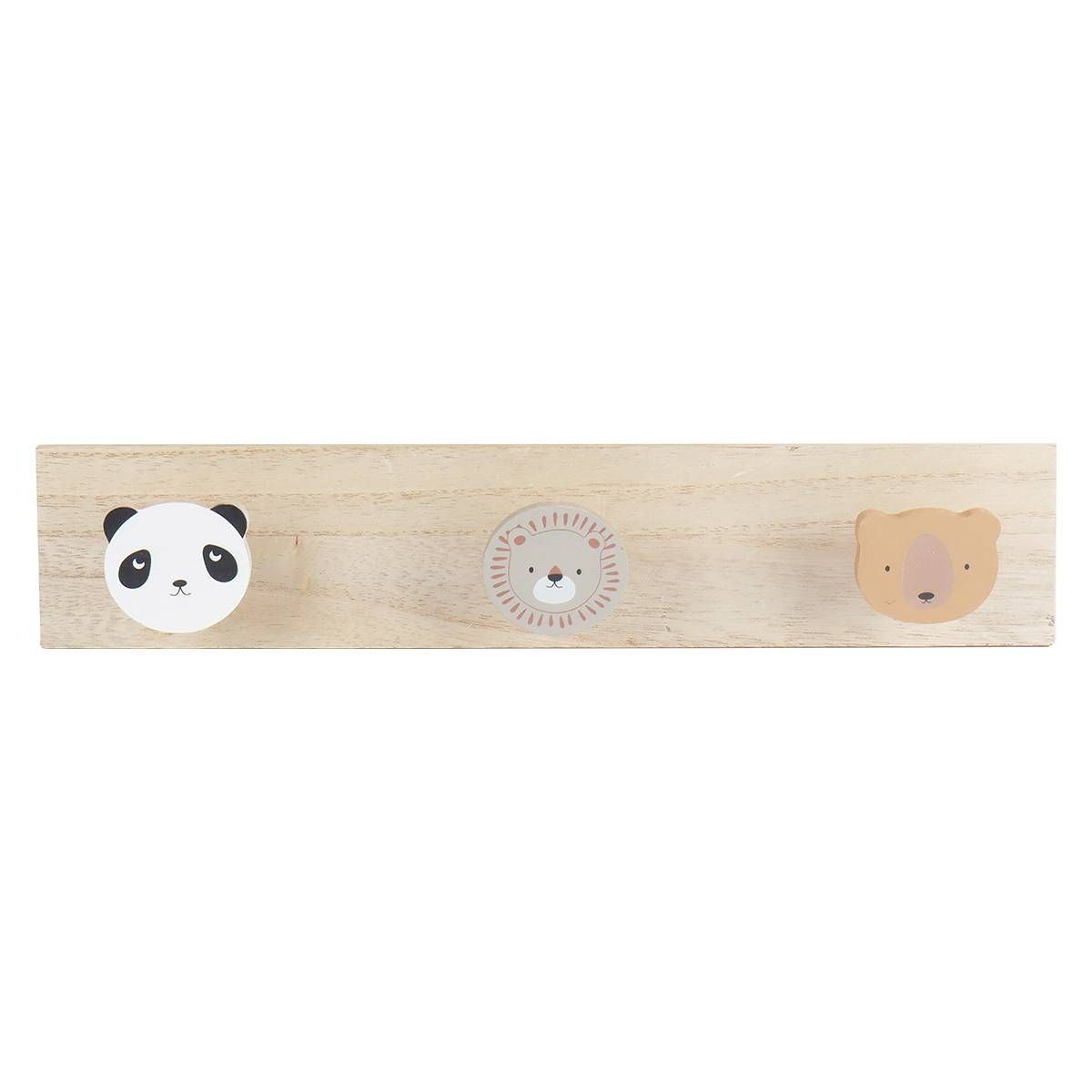 GANCHO DECOR ANIMAIS MDF 35X7X4,5CM