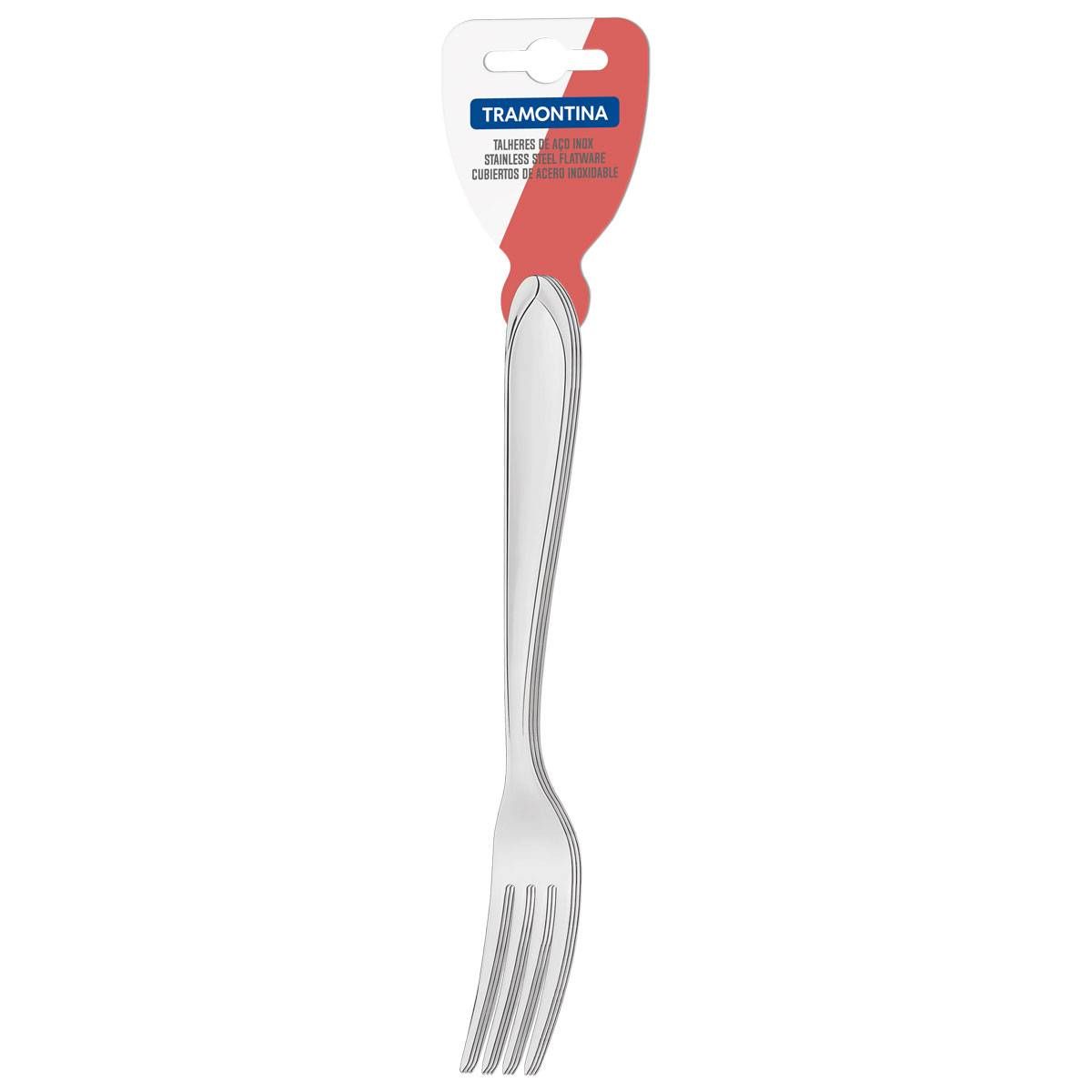 CONJUNTO DE GARFOS PARA SOBREMESA AÇO INOX 3 PÇS
