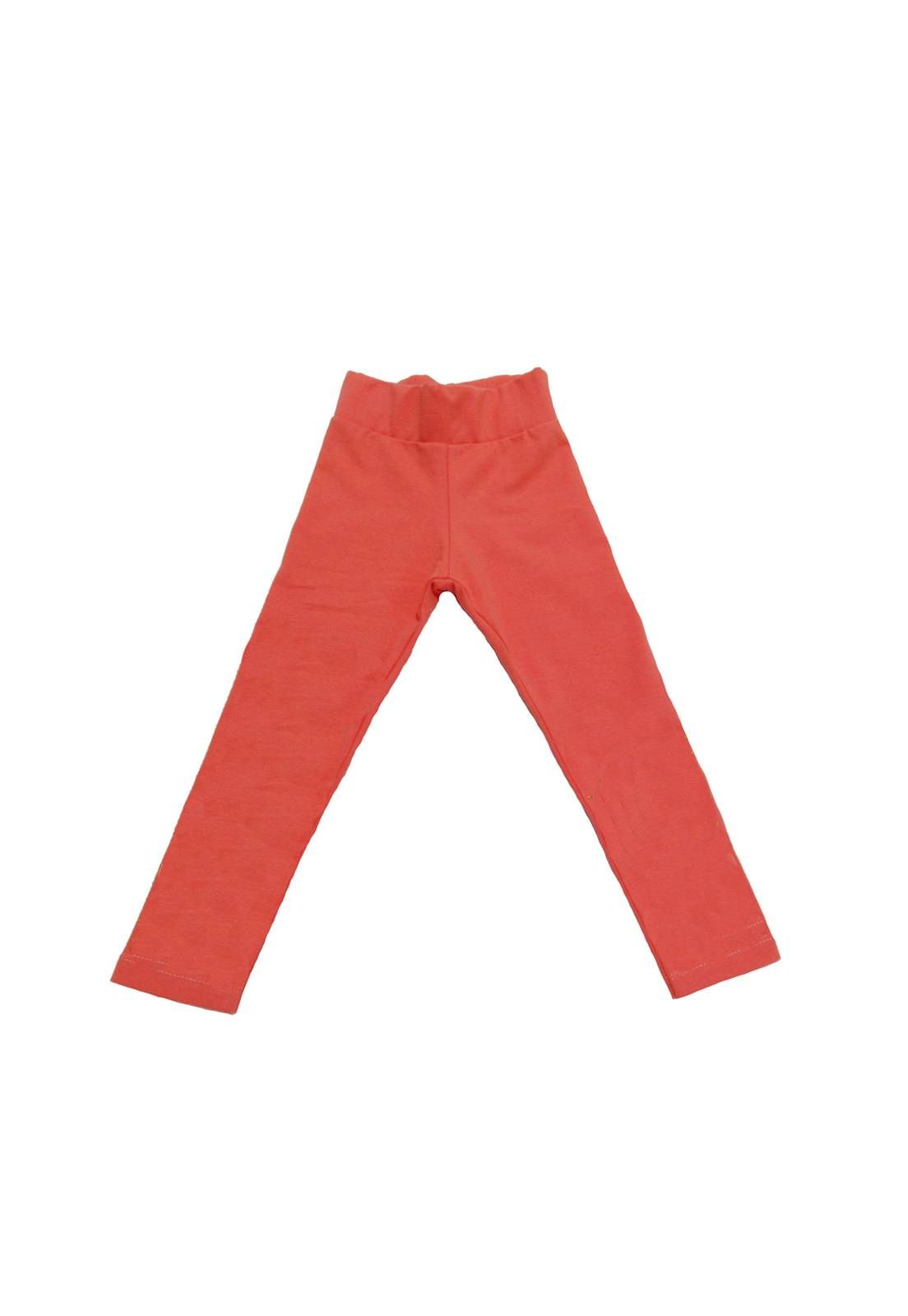 Legging Infantil Feminina GAN-K Básica - Coral