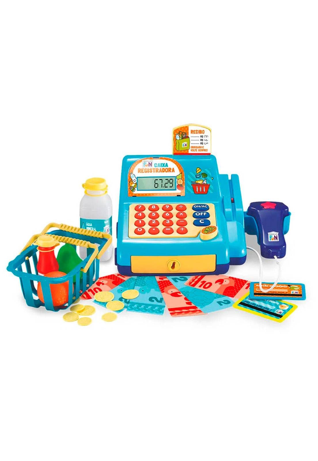 CAIXA REGISTRADORA CREATIVE FUN C/ ACESSÓRIOS-MULTIKIDS-BR386