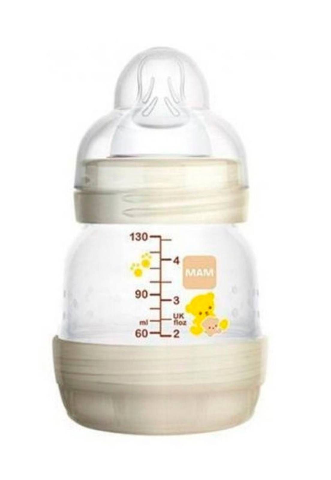 MAMADEIRA MAM 130ml EASY START - FIRST BOTTLE - ANTI-CÓLICA  AUTO ESTERILIZAVEL - NEUTRA - MAM