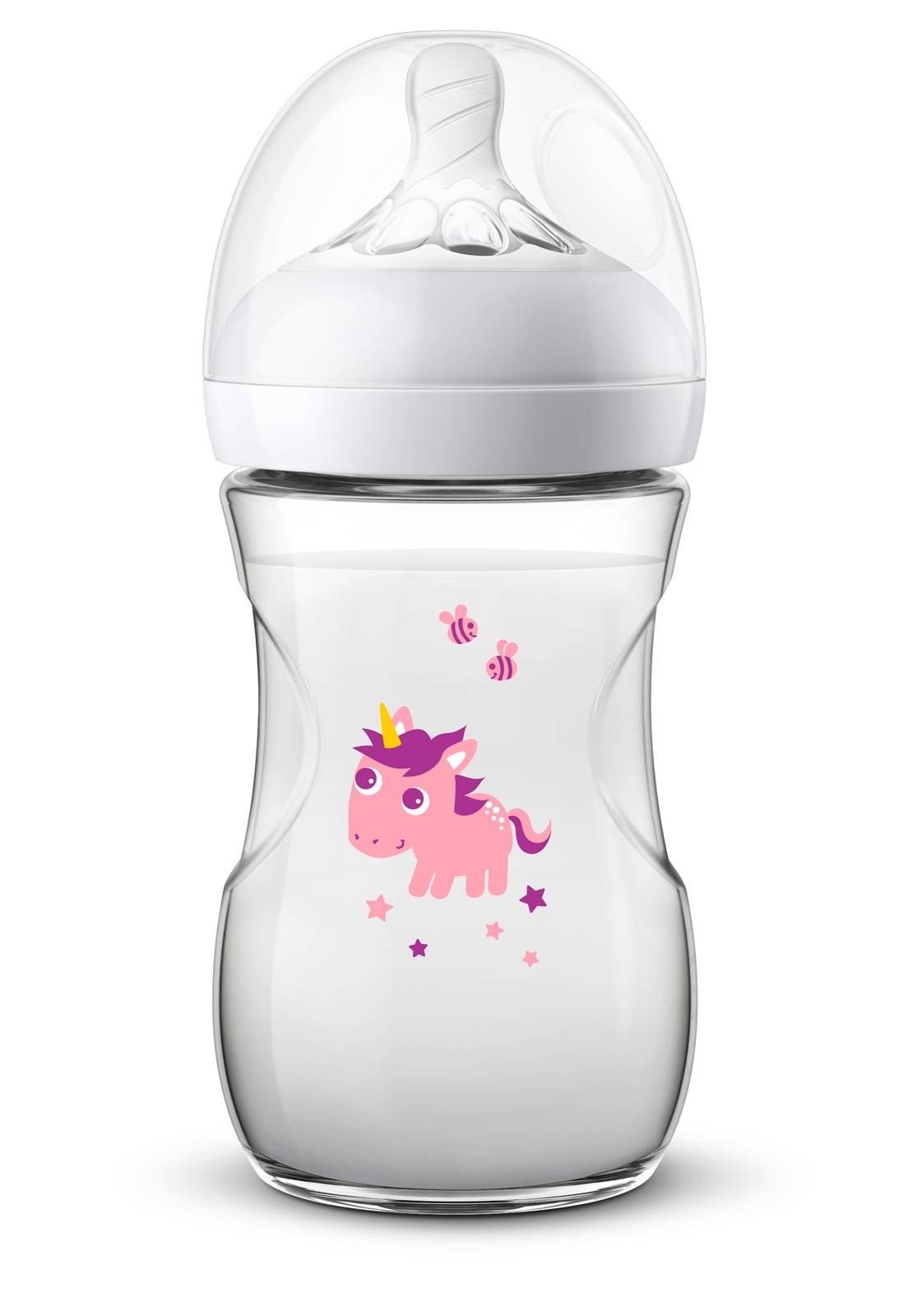 MAMADEIRA AVENT PÉTALA ANTI-CÓLICA 260 ml - 0% BPA - UNICORNIO - PHILIPS AVENT