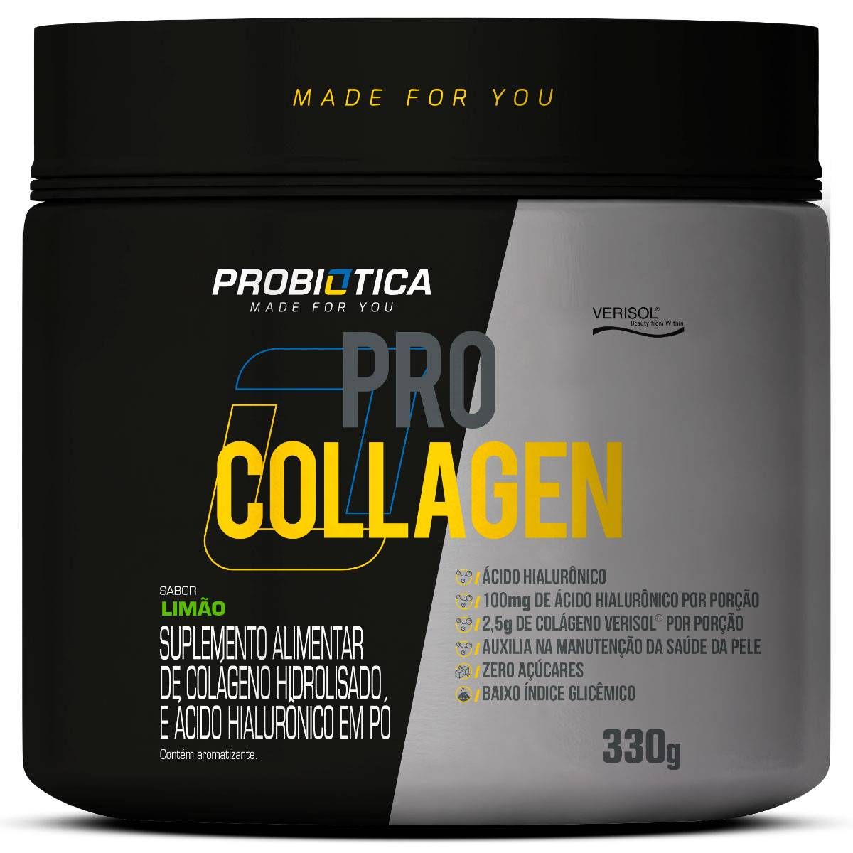 COLAGENO HIDROLISADO PROBIOTICA 330G EM PÓ