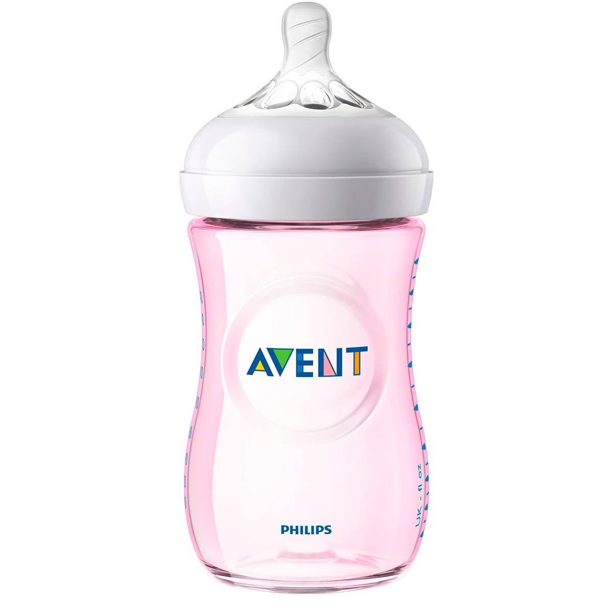 MAMADEIRA AVENT PÉTALA ANTI-CÓLICA 260 ml - 0% BPA - ROSA - PHILIPS AVENT