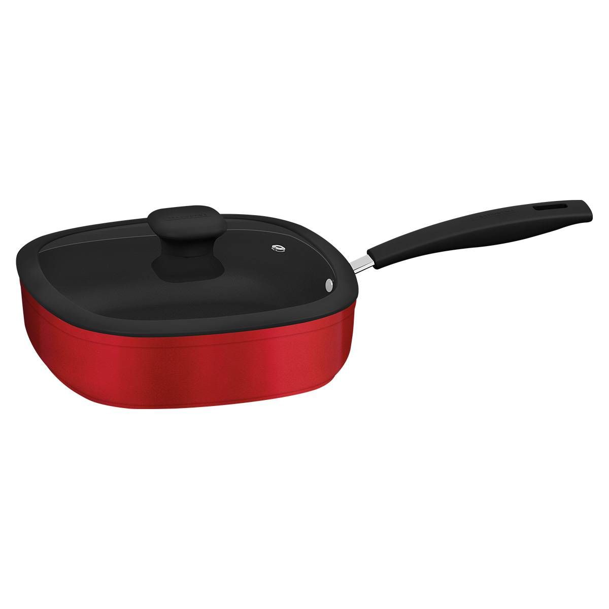 FRIGIDEIRA FUNDA TRAMONTINA REFINATTA EM ALUMÍNIO COM REVESTIMENTO INTERNO EM ANTIADERENTE STARFLON PREMIUM E EXTERNO SI