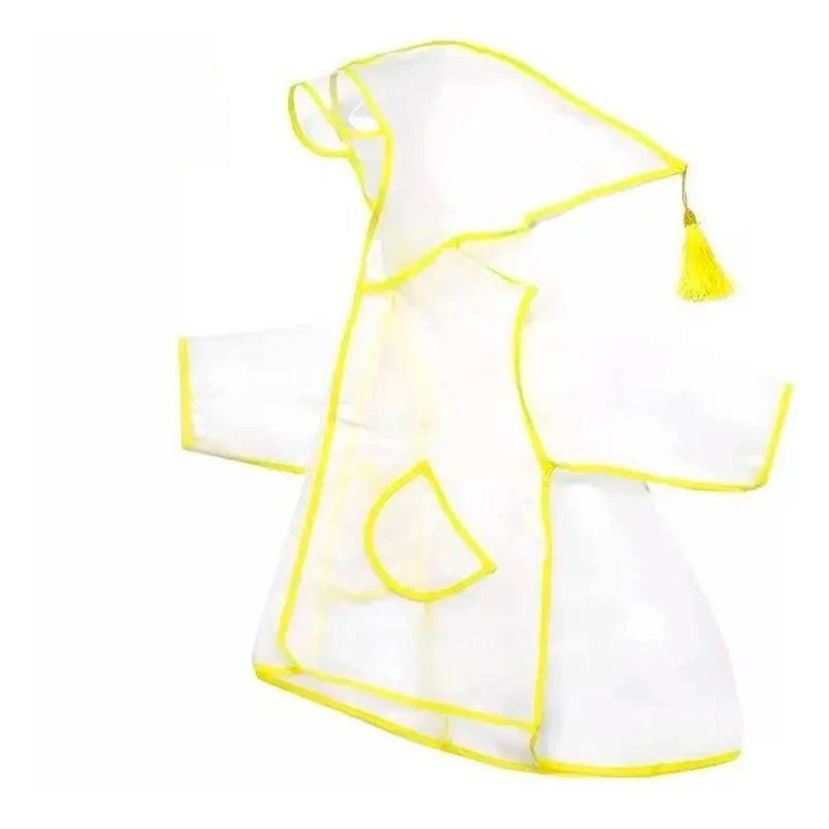 CAPA CHUVA TRANSP. INFANTIL RAIN STYLE AMARELO TAMANHO GG