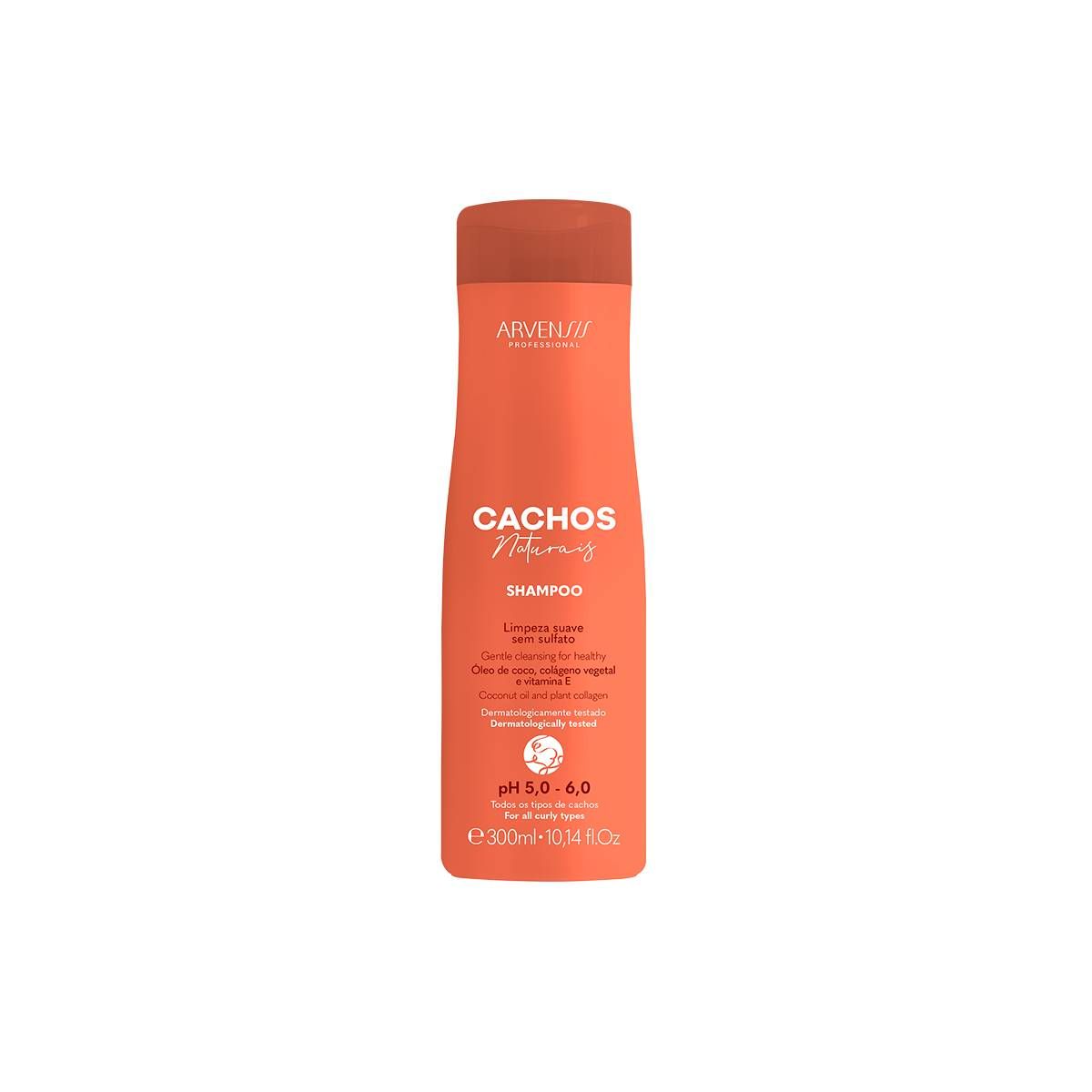 SHAMPOO CACHOS NATURAIS SEM SULFATO (TODOS CACHOS) -300ML