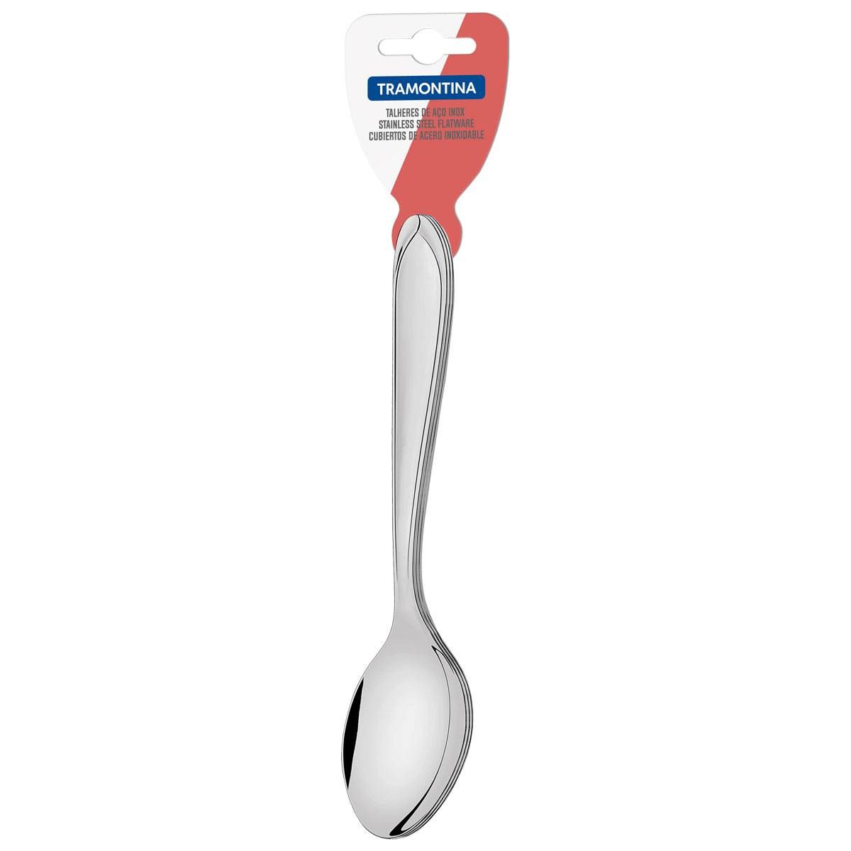 CONJUNTO DE COLHERES PARA SOBREMESA AÇO INOX 3 PÇS