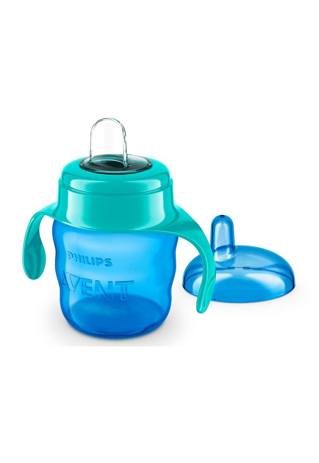 COPO TRANSIÇÃO EASY SIP C/ BICO SILICONE 200ml - 0% BPA - 6m+ - MENINO - PHILIPS AVENT