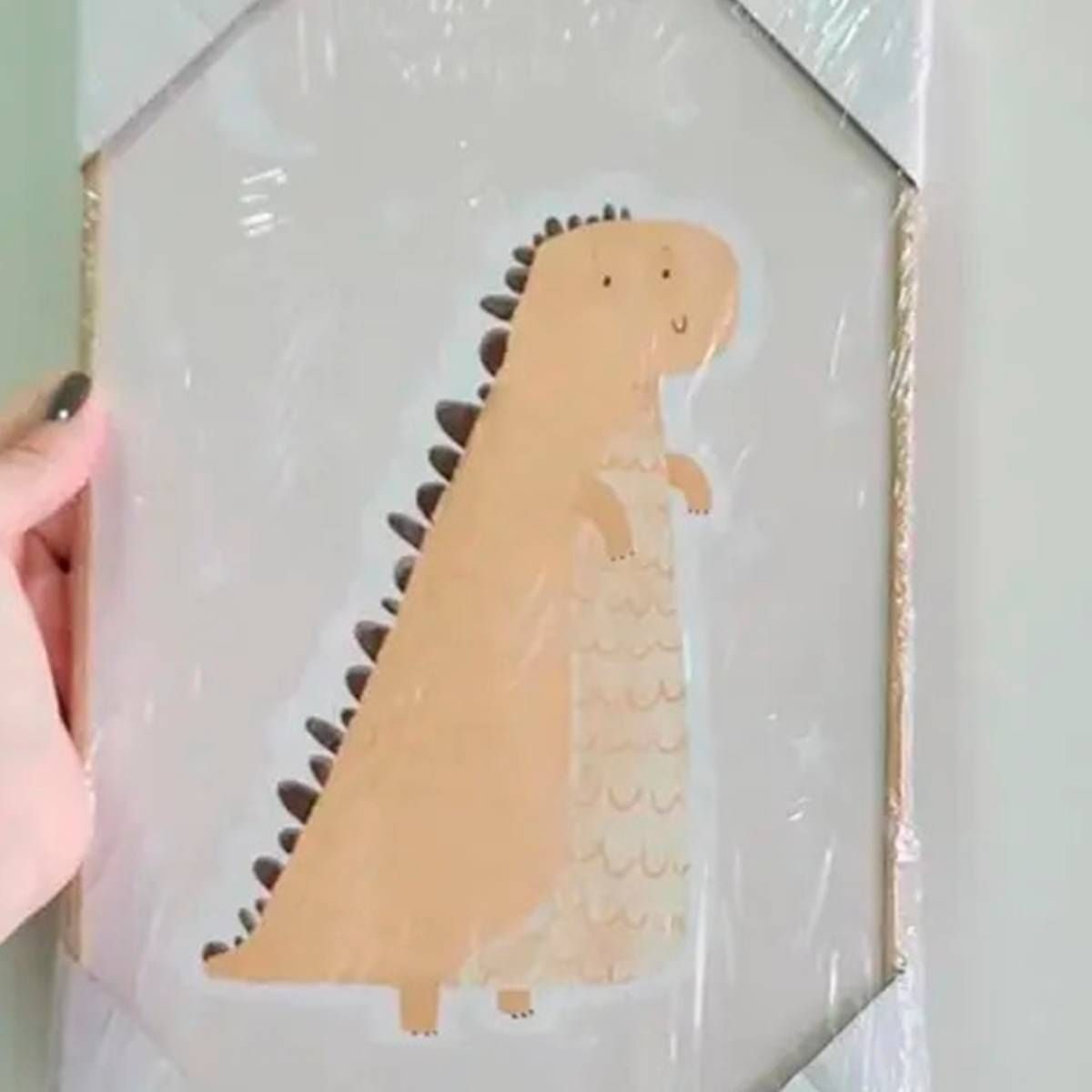 QUADRO DECORATIVO DINO MDF 20X30CM