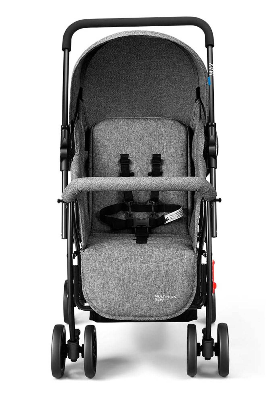 CARRINHO DE BEBÊ MAX 0 A 15KG CINZA - MULTIKIDS-BB317
