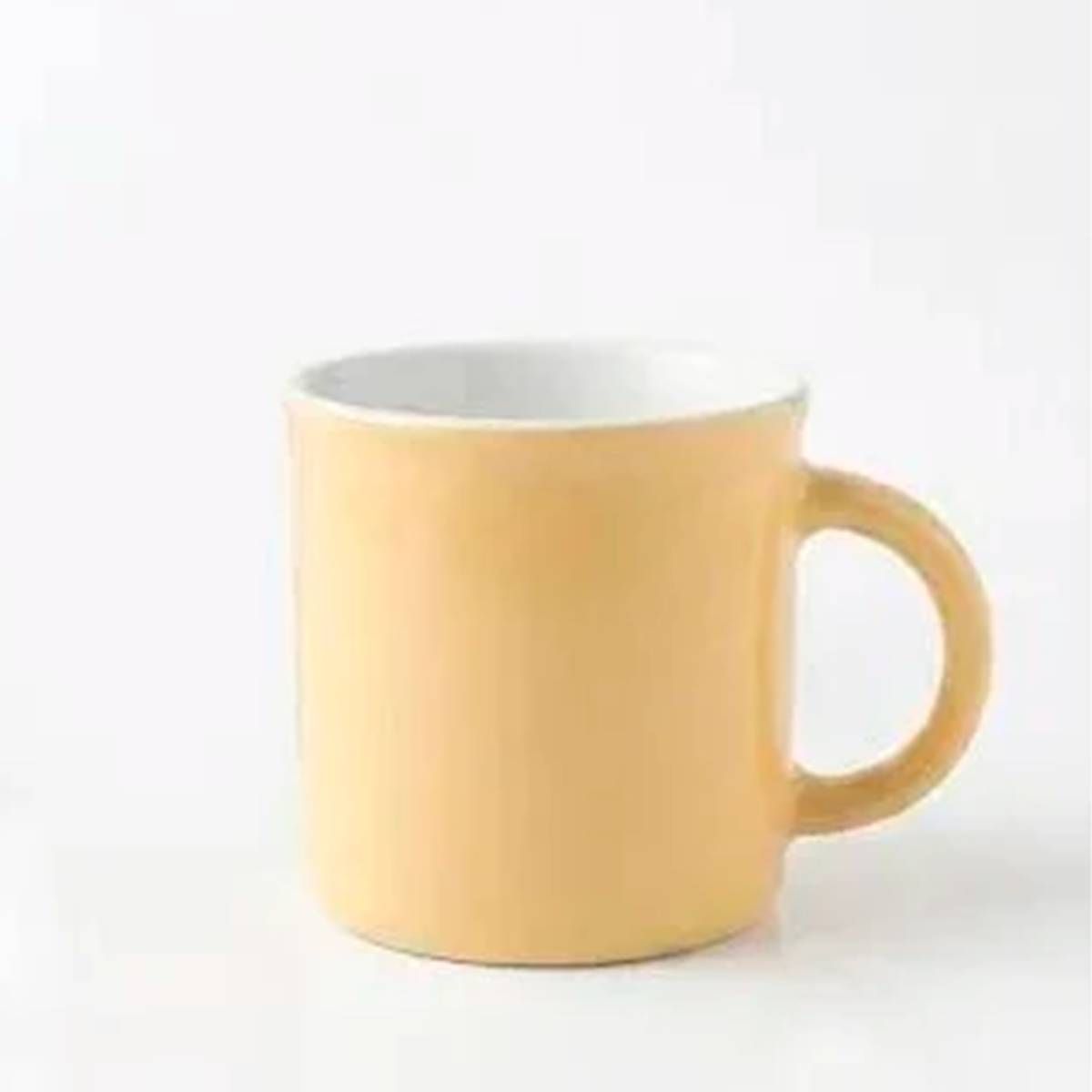 MINI CANECA CERÂMICA COLOR AMARELO120ML