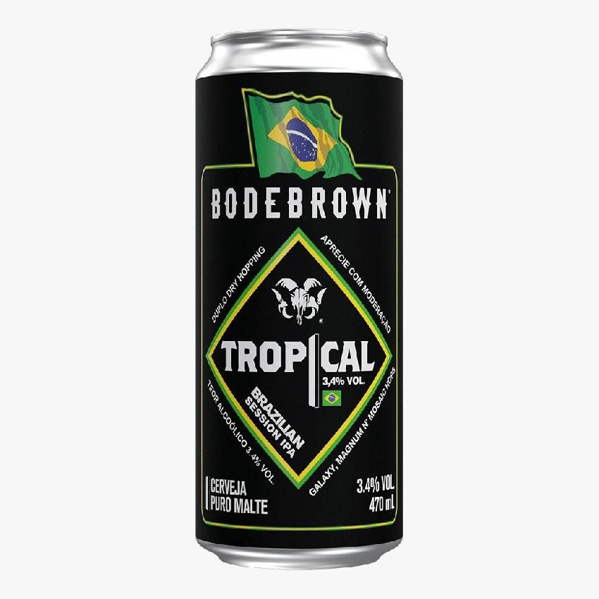 Cerveja Bodebrown Tropical Brazilian Session IPA Lata 470ml