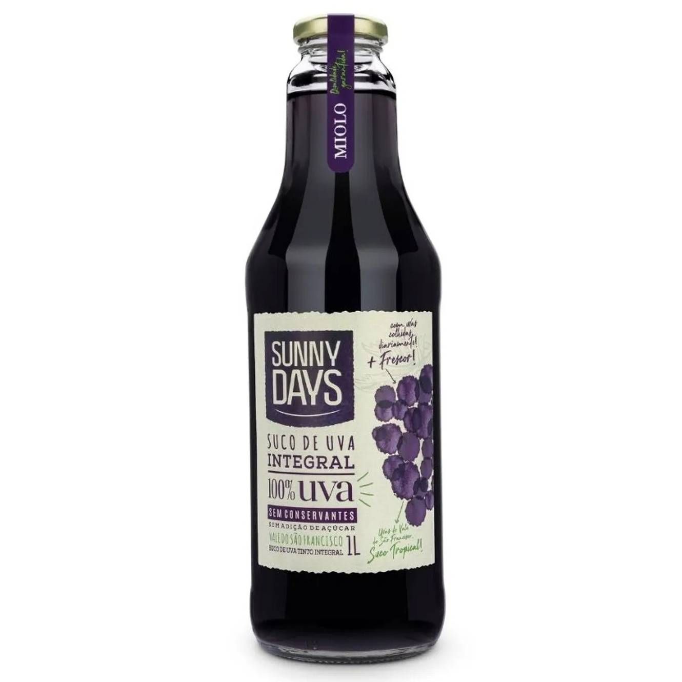 Suco de Uva Sunny Days Tinto Integral 1 Litro