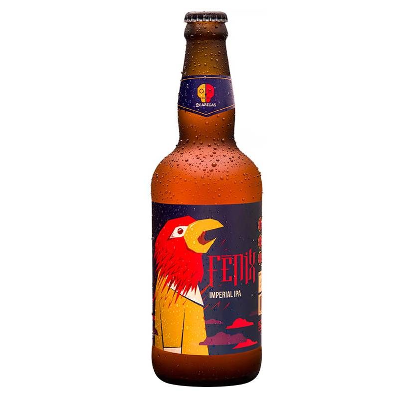 Cerveja 2 Cabeças Fênix 500ml
