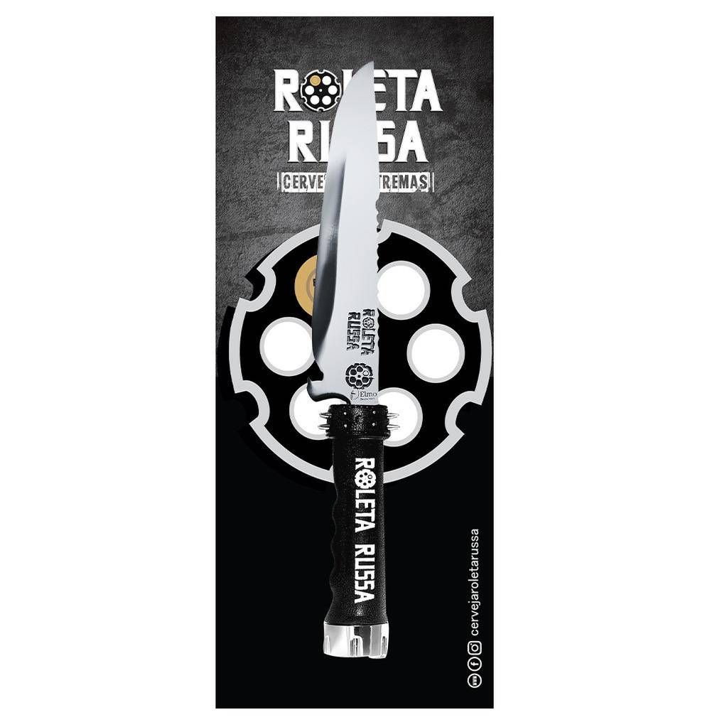 Faca Roleta Russa Churrasco Inox